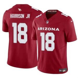 Mens Youths Kids Womens 18 Marvin Harrison Jr Red Vapor Limited Stitched Jersey